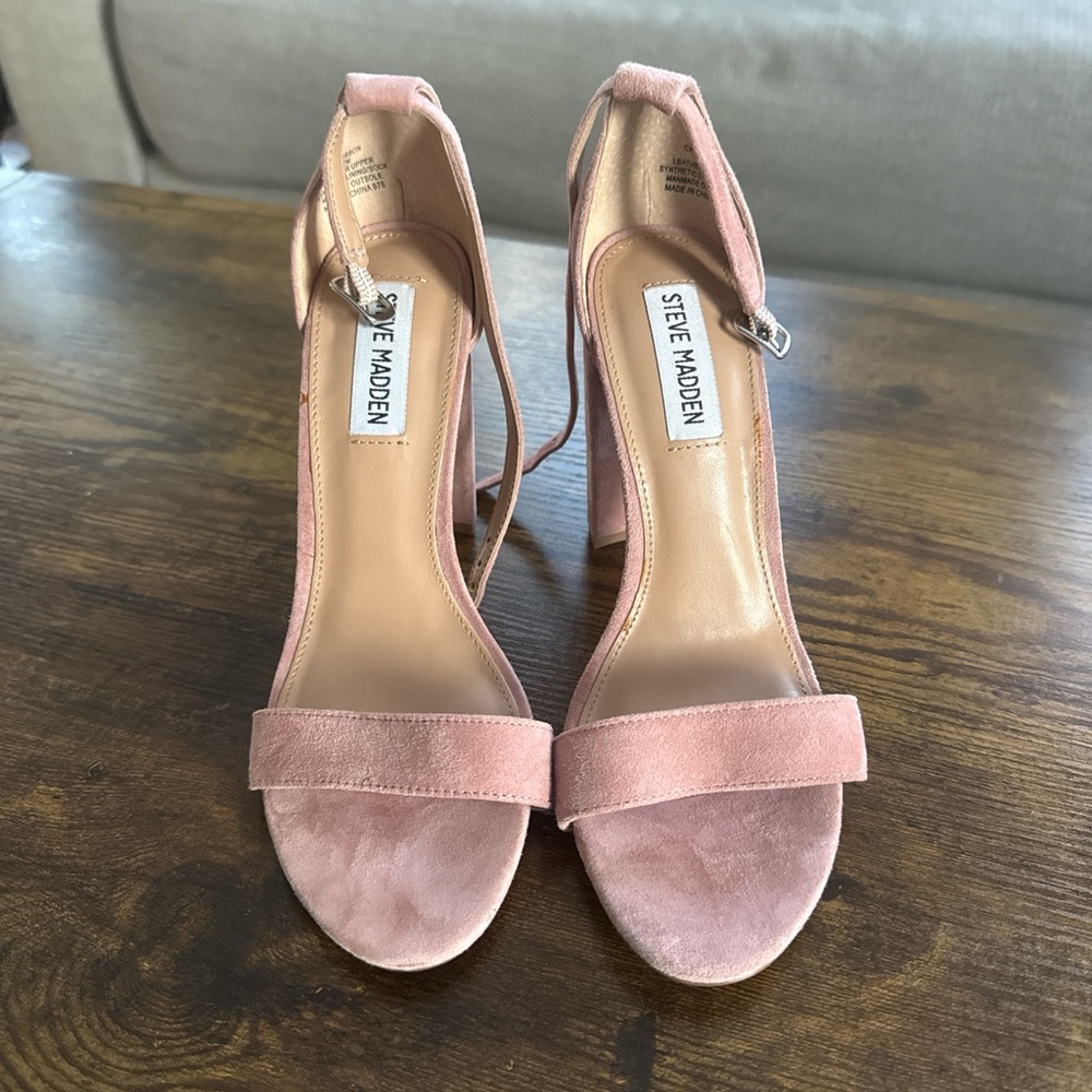 Steve Madden Blush Suede Heels